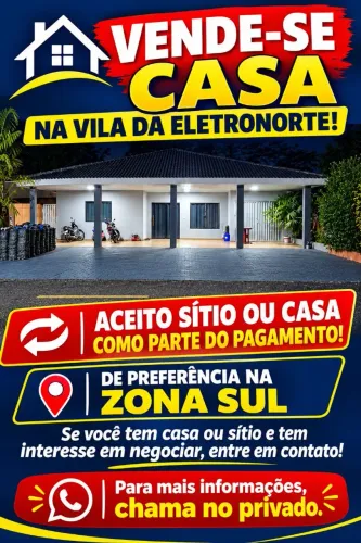 Vende-se. casa na vila da eletronorte
