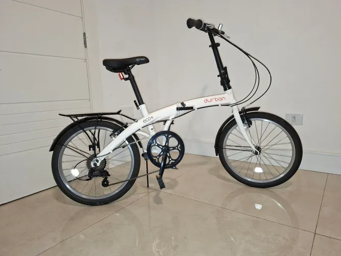 Bicicleta Dobrável Durban Eco+ 6 Marchas E Freios V-brake.