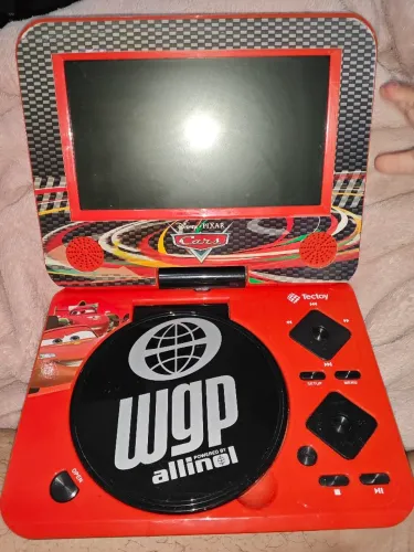 Dvd Portatil Tectoy Carros Disney