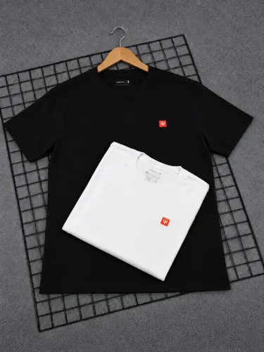 CAMISA OSKLEN BRANCA/PRETA BÁSICA