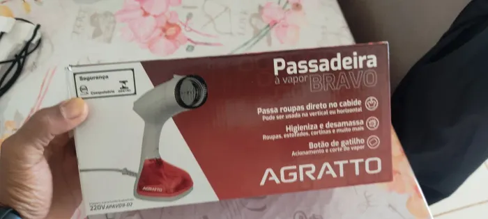 Ferro de passar a vapor portátil
