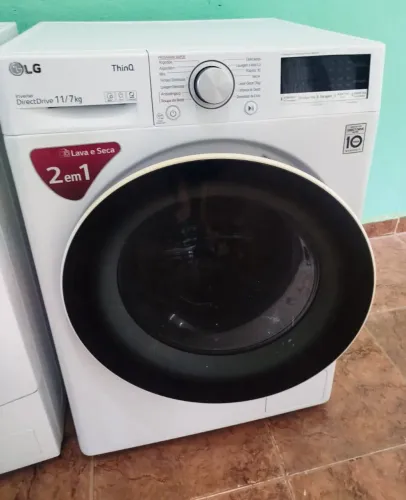 Lava e seca LG 11kg com tecnologia wi-fi 