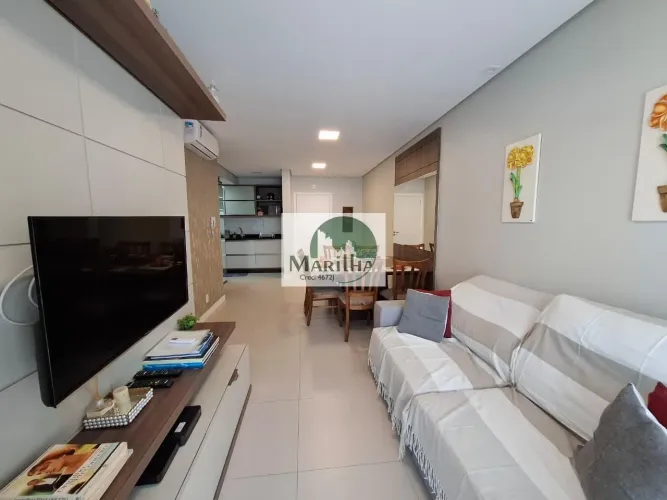 Apartamento Mobiliado 82m² a 300m da Praia Ingleses, Florianópolis, 2 Quartos, Suíte e Vag