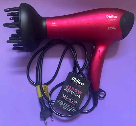 Secador de cabelo com difusor