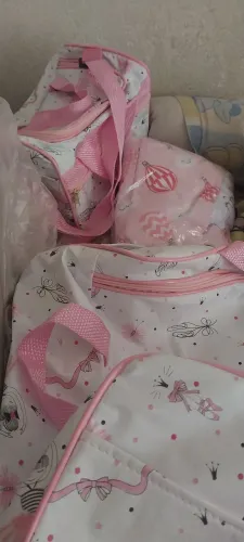 Kit 2 bolsa e cobertinha + naninha