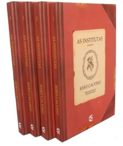 AS INSTITUTAS? JOÃO CALVINO (NOVO! LACRADO!! ) 4 VOLUMES  CAPA-DURA ESGOTADOS RAROS 