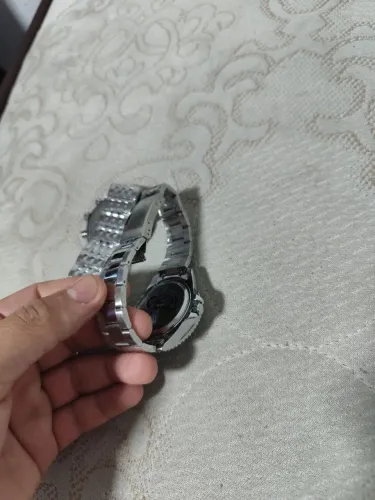 RELÓGIO POEDAGAR PRATA NOVO COM CAIXA