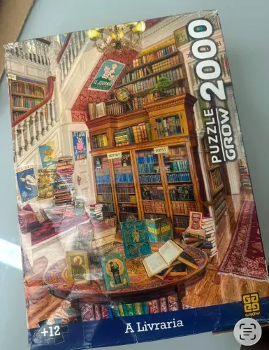 Quebra cabeça A livraria