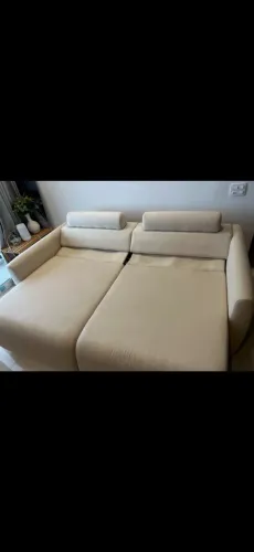 Sofá retratil linho 1,80cm