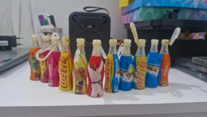Garrafinhas Coca-cola olimpíadas 2004