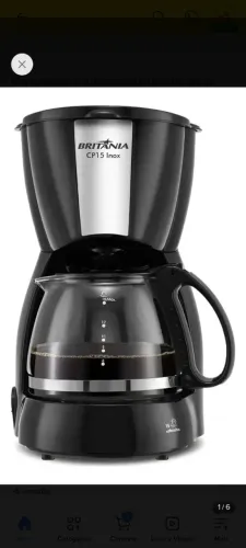 Cafeteira elétrica Britânia CP15 INOX