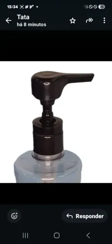 Frasco 500ml com valvula pump super luxo