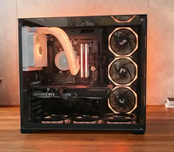PC Gamer Monstruoso com Ryzen7 e RTX novo com Nota Fiscal e Garantia 