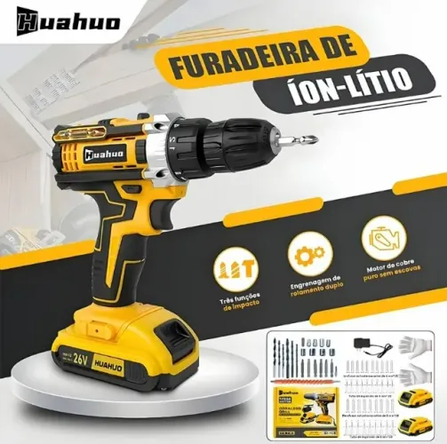 Kit Furadeira e Parafusadeira
