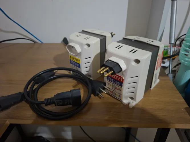 2 autotransformador SlimPower bivolt 127V/220V