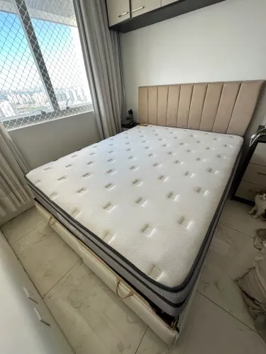 KIT CAMA BOX+BAU+CABECEIRA