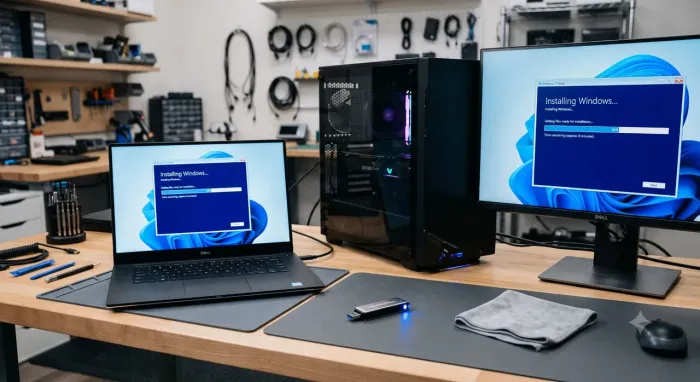 Formatação de PC e Notebook + Backup e Instalação de Windows ou Linux.