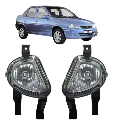 Par Farol De Milha Corsa Classic 2000 A 2010 Transparente