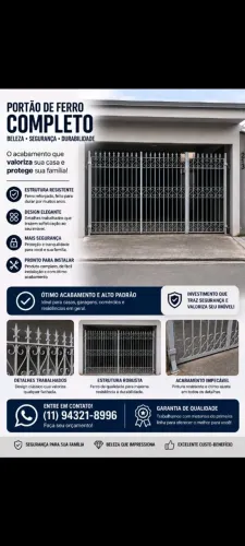 Portão pra garagem ou casa