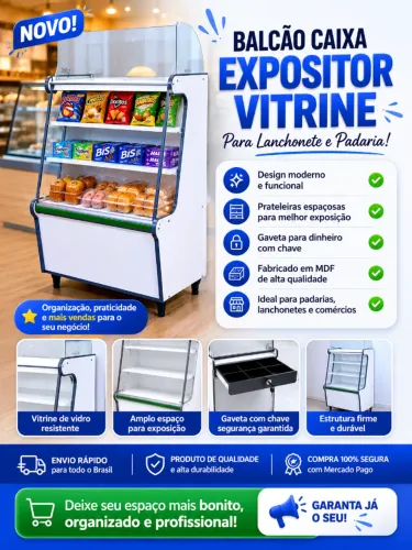 Balcão Caixa Branco