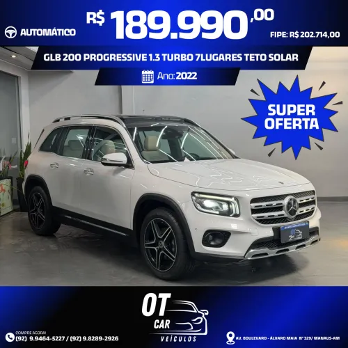 Mercedes-Benz GLB 200 Progressive 1.3 TB 16V AUT 2022
