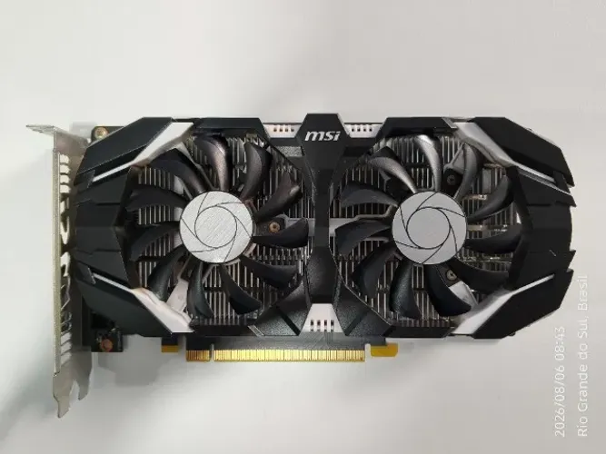 Placa de Vídeo MSI GeForce GTX 1050 Ti 4GB GDDR5 (128-bit) OC