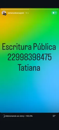 Venha fazer sua escritura Pública