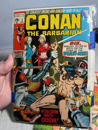 Conan O bárbaro número #2 Importada decada de 1970