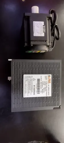 Kit AC Servo Motor 750W + Servo Drive HLTNC 220V - Para CNC e Automação