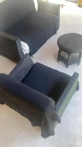 Conjunto sofás de fibra