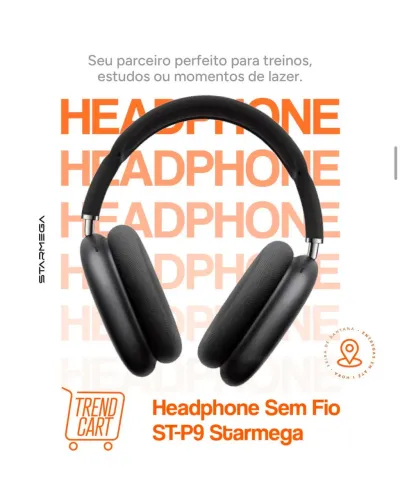 Headphone Sem Fio ST-P9 Starmega