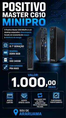 Mini pc positivo master c610 Mini pro