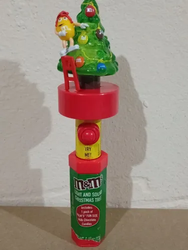 Brinquedo Dispenser Musical M&M's funcionando colecionável de 2018 USA