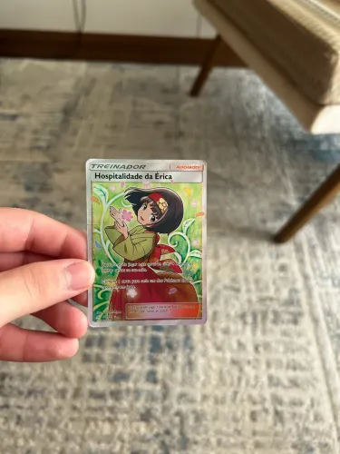Carta Pokémon hospitalidade da Érica