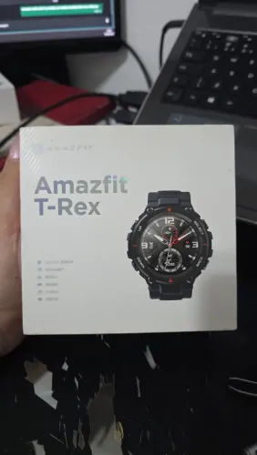 smartwatch amazfit t-rex preto