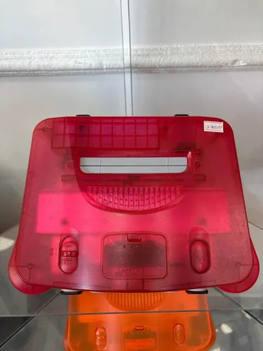 PROMOÇÃO Nintendo 64 Edição Clear Red Japonês