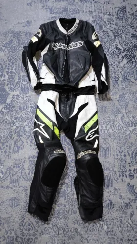 Macacão Alpinestars usado, 2 peças 