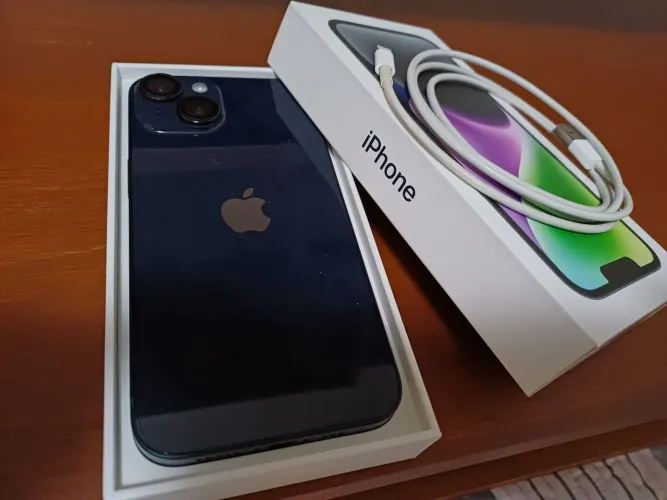 Apple IPhone 14 Midnight 128Gb na caixa