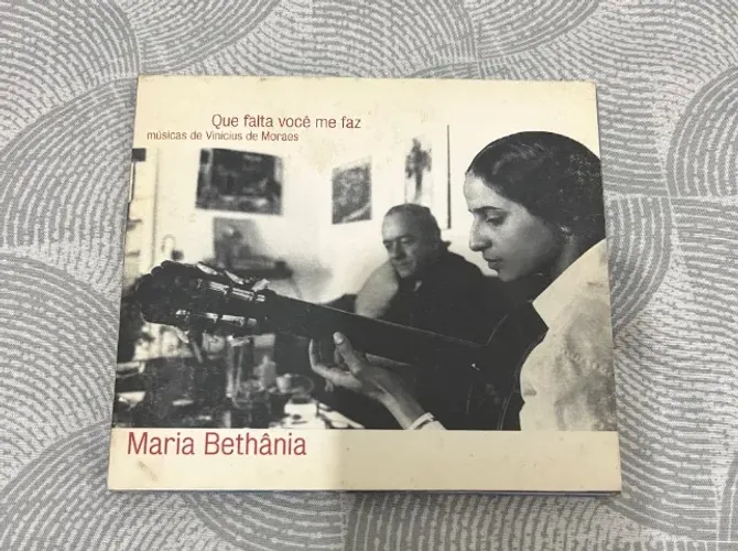 Cd Maria Bethânia - Que falta você me faz | Vinícius de Moraes