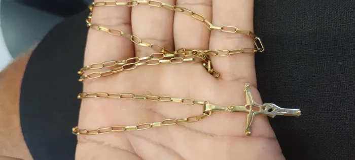 Corrente de ouro 18k, Cartier maciço vendo ou troco valor 5.000