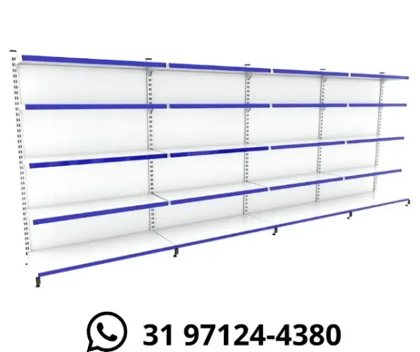 Gôndola de Parede Branca Polar 30x40