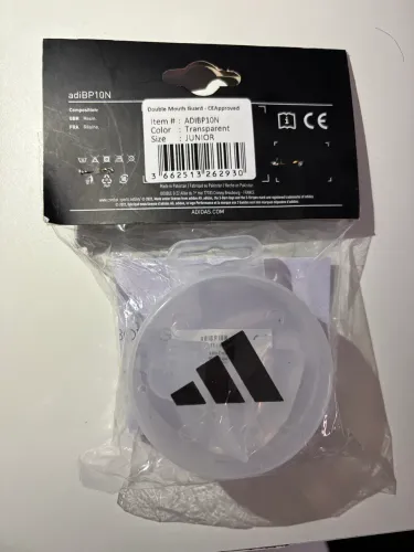 Protetor Bucal Adidas Boxing Duplo (Double Mouth Guard) Júnior - Novo