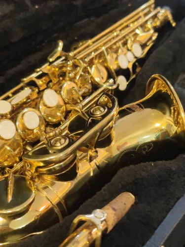R$ 3.000,00 Sax Soprano Curvo Hoyden Original Dourado Nota Fiscal OlX Pay Compra Segura 
