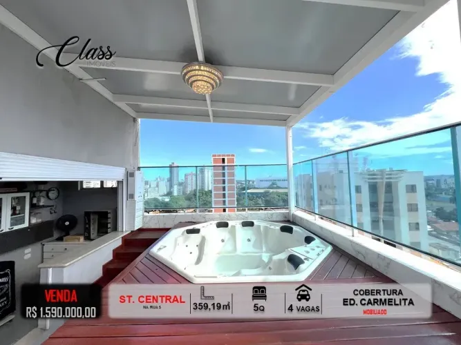 ED. CARMELITA - Cobertura Duplex para venda com 359M² com 5 quartos em Setor Marabá - Goiâ