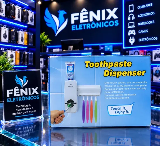 DISPENSE PARA PASTA + PORTA ESCOVA - ENTREGAMOS 