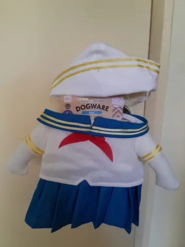 Roupa divertida nova pra pet fêmea