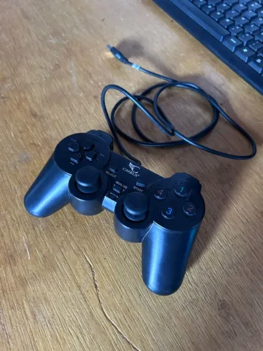 ? Controle USB Analógico para PC - Estilo PlayStation | Pronto para Jogar