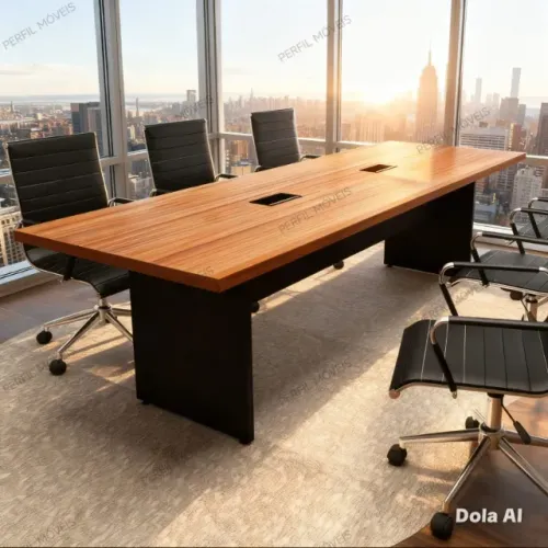 MESA DE REUNIÃO 2X90X80 PES PAINEL ENTREGAMOS COM FRETE