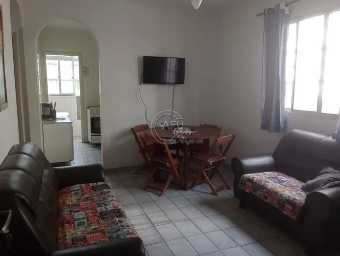 Apartamento 1 dormitorio Guilhermina 200 mts da praia