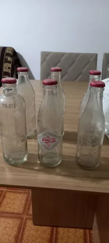 Kit garrafas colecionáveis Coca-Cola
